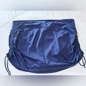 Lands' End Women's Blue Swim Skirt